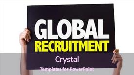  Presentation with recruitment - Cool new PPT layouts with process change training - global recruitment card isolated backdrop and a wine colored foreground