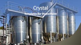  Presentation with manufacture - Beautiful PPT theme featuring control process - manufacture of wine series modern backdrop and a teal colored foreground