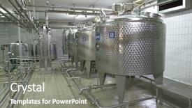  Presentation with pressure tanks - Cool new presentation with process engineering - stainless steel temperature controlled pressure backdrop and a gray colored foreground