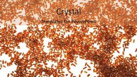  Presentation with rice - Amazing presentation design having process food whole food - red rice on white background backdrop and a coral colored foreground