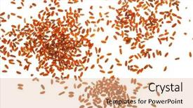  Presentation with basmati rice white rice rice - Colorful presentation theme enhanced with process food whole food - red rice on white background backdrop and a lemonade colored foreground