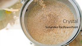  Presentation with craft beer - Slides enhanced with process-of-home-brewing-beer background and a coral colored foreground