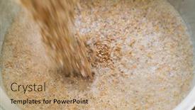  Presentation with craft beer - Beautiful slides featuring process-of-home-brewing-beer backdrop and a coral colored foreground