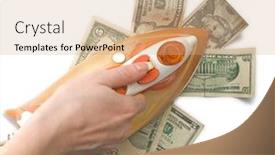  Presentation with money laundering - Colorful slides enhanced with process-of-ironing backdrop and a coral colored foreground