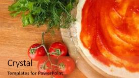  Presentation with process - Colorful PPT layouts enhanced with  backdrop and a  colored foreground