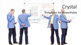  Presentation with understanding - Amazing presentation design having process of understanding complex matter backdrop and a white colored foreground
