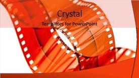  Presentation with film negative - Audience pleasing slides consisting of process slide - abstract close up of 35mm backdrop and a  colored foreground