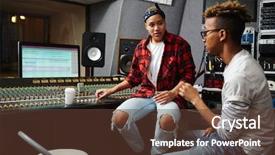  Presentation with processing - PPT theme having processing he wants and consulting background and a tawny brown colored foreground