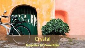  Presentation with cats - PPT theme enhanced with procida-the-island-of-cats background and a coral colored foreground