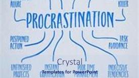  Presentation with procrastination - PPT layouts enhanced with procrastination-infographics-or-mind-map background and a light blue colored foreground