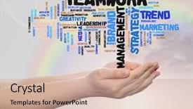  Presentation with corporate advertising - Amazing slide set having product advertising customer or corporate backdrop and a  colored foreground