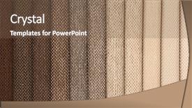  Presentation with textile - Colorful PPT theme enhanced with product catalog - upholstery textile materials variety shades backdrop and a violet colored foreground