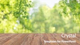  Presentation with wooden christian cross religious concept - Cool new theme with product display concept - empty wooden backdrop and a coral colored foreground