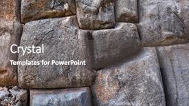  Presentation with masonry - Amazing slides having product features - big stones in an old backdrop and a  colored foreground