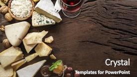  Presentation with wine cheese - Cool new presentation design with product range - cheese platter with organic cheeses backdrop and a wine colored foreground