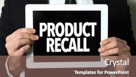  Presentation with product - Beautiful theme featuring product recall backdrop and a violet colored foreground