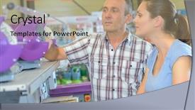  Presentation with diy - Presentation theme enhanced with product specification - diy shop background and a  colored foreground