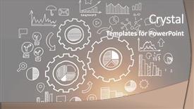  Presentation with success failures - PPT layouts featuring production achievement - strategy for success achieving background and a gray colored foreground