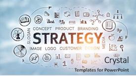  Presentation with journey to success - PPT theme enhanced with production achievement - strategy for success achieving background and a light blue colored foreground