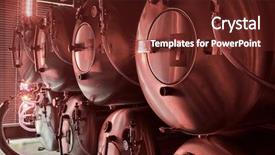  Presentation with brewery - Colorful presentation design enhanced with lisa - oca tubers oxalis tuberosa plant backdrop and a mint green colored foreground.