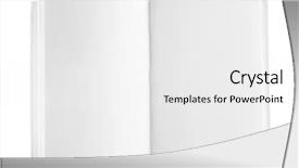  Presentation with blank - Slide deck consisting of production paper - blank pages of opened book background and a white colored foreground