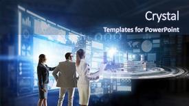  Presentation with production planning - Theme consisting of production planning - this is gonna be best background and a ocean colored foreground