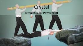  Presentation with meet the work team - Slides consisting of productivity management - group of clerks delivering one background and a light gray colored foreground