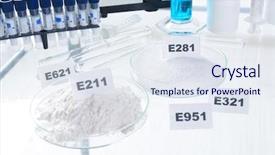  Presentation with pharmaceuticals - Audience pleasing slide deck consisting of products such as food backdrop and a sky blue colored foreground