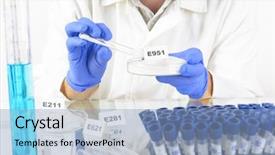  Presentation with food additives - Slide set featuring products such as food background and a light blue colored foreground