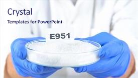  Presentation with foods - Amazing slide deck having products such as foods pharmaceutical backdrop and a sky blue colored foreground