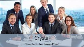  Presentation with cctv camera security system business - Amazing presentation design having tree on green field isolated backdrop and a gray colored foreground