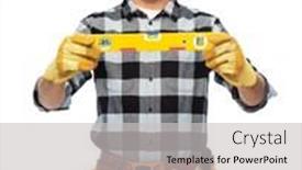  Presentation with building construction - Slide deck with profession-construction-and-building-happy background and a light gray colored foreground