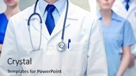  Presentation with pregnancy medicine healthcare and people - Colorful theme enhanced with profession people healthcare and medic backdrop and a sky blue colored foreground