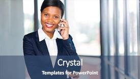  Presentation with lunar fuel cell - Presentation theme consisting of professional black woman - attractive african businesswoman talking background and a ocean colored foreground