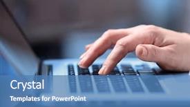  Presentation with conference - Beautiful PPT layouts featuring professional blue - business people working in conference backdrop and a teal colored foreground