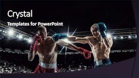  Presentation with box - Beautiful PPT layouts featuring professional box match mixed media backdrop and a  colored foreground