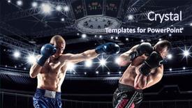  Presentation with professional - Audience pleasing theme consisting of professional box match mixed media backdrop and a  colored foreground