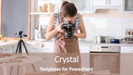  Presentation with summer camp pictures - Slides consisting of professional camera taking still life background and a  colored foreground