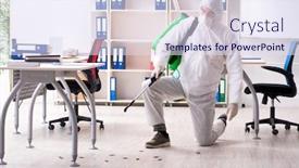  Presentation with pest control - Amazing presentation design having termites - professional contractor doing pest control backdrop and a sky blue colored foreground