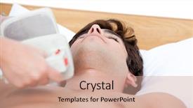  Presentation with professional - Colorful theme enhanced with desfibrilation - professional doctor using the defibrillator backdrop and a coral colored foreground