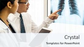  Presentation with design medical hospital - Amazing slide deck having professional doctors discussion about x backdrop and a  colored foreground