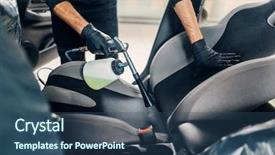  Presentation with dry cleaning - Amazing presentation having professional dry cleaning of car backdrop and a ocean colored foreground