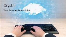  Presentation with first - Audience pleasing slide set consisting of professional email writing - first person view backdrop and a light blue colored foreground