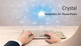  Presentation with inca machu picchu peru view - Amazing PPT layouts having professional email writing - first person view backdrop and a light blue colored foreground