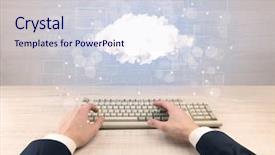  Presentation with email - PPT layouts consisting of professional email writing - first person view background and a  colored foreground