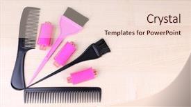  Presentation with professional - PPT layouts consisting of waldorf salad made of fresh apples celery and walnuts farm-style background and a tawny brown colored foreground.