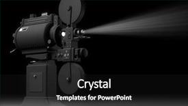  Presentation with projector - Presentation enhanced with professional industrial movie projector background and a dark gray colored foreground