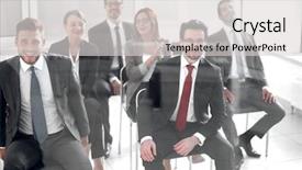  Presentation with conference - Cool new presentation design with professional learning community - business team in the conference backdrop and a  colored foreground