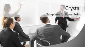  Presentation with audience - Amazing slide set having professional learning community - speaker talk in front backdrop and a white colored foreground