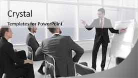  Presentation with movie cinema or theater audience - Presentation theme enhanced with professional learning community - speaker talk in front background and a white colored foreground